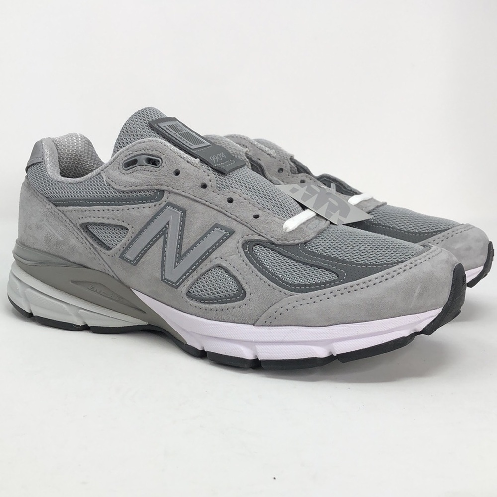 New Balance Mens 990 v4 Made In USA Grey Silver U990GR4 Running Shoes - Size 8.5 - Picture 10 of 15